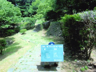 南ヶ山園地での剪定作業。