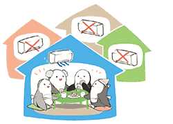 ご近所でクールシェア