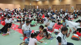 日野市環境かるた大会の様子