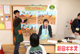写真：テーマごとにゾーンを区分けする