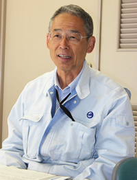 話を伺った、羽村市観光協会事務局長の柴田満行さん。