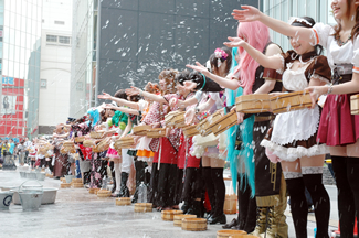 国立市谷保にある、「くにたち蜜源ガーデン」。（NPOみつばち百花提供）