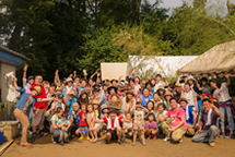 総勢70人が集まって大盛況の一日となった“畑に行ってミール”の一日。（写真提供：つながってミール）