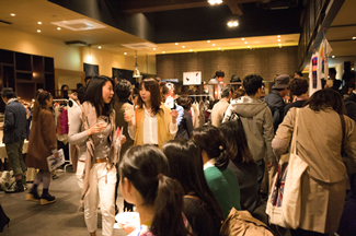 交流会の様子。