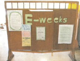 E-Weeksの案内掲示